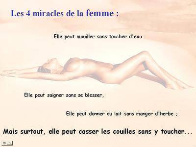 LeS 4 mIrAcLeS dE lA fEmMe...